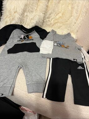 Two NWT Adidas sports theme outfits